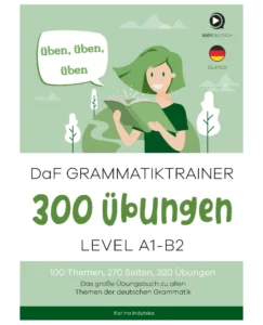 کتاب آلمانی Daf Grammatik trainer 300 Ubungen A1-B2