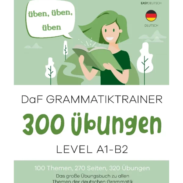 کتاب آلمانی Daf Grammatik trainer 300 Ubungen A1-B2