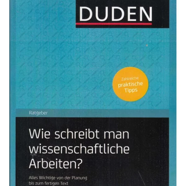 کتاب آلمانی ?Wie schreibt man wissenschaftlichen Arbeiten