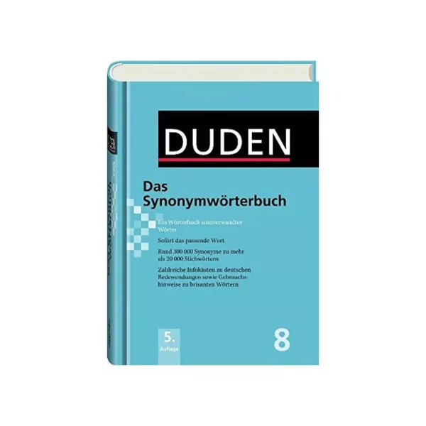 دودن 8 | کتاب آلمانی Duden: Das Synonymwörterbuch 8