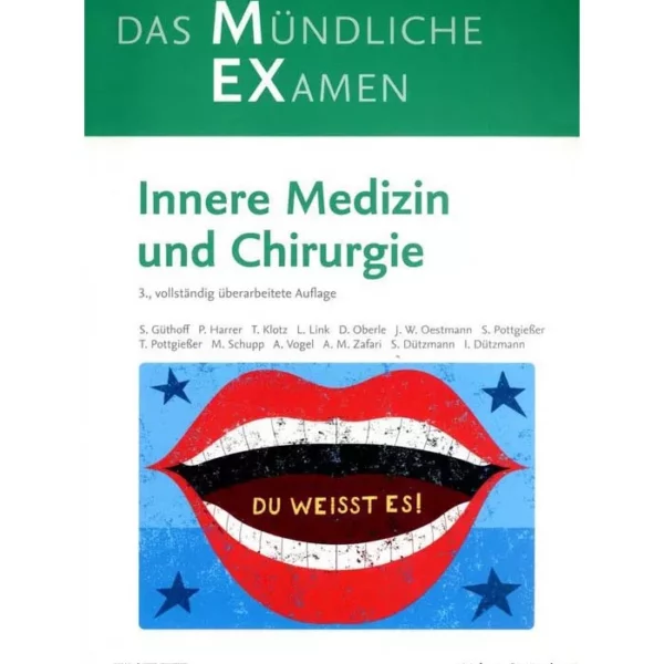 کتاب آلمانی Das Mundliche examen: Innere Medizin und Chirurgie 3. Auflage