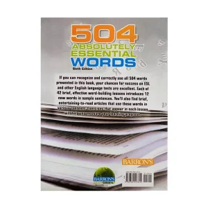 کتاب انگلیسی 504 Absolutely Essential Words 6th