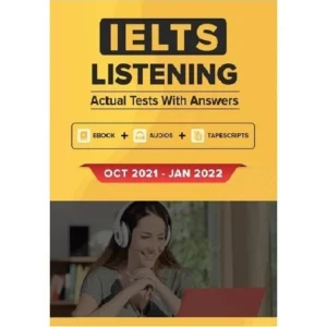 کتاب انگلیسی IELTS Listening Actual Tests Oct 2021 Jan 2022